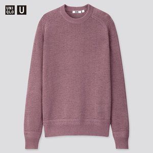 Uniqlo U Purple Crew Neck LongSleeve Sweater Small